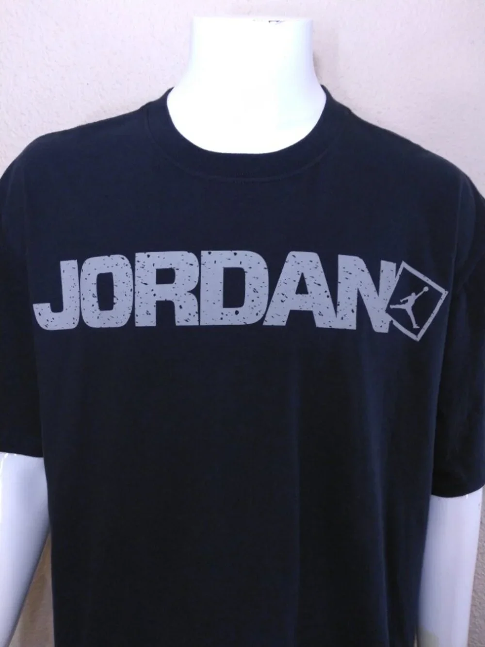 AIR JORDAN T Shirt XXL Black Gray Grey ELEPHANT PRINT Graphic Tee 2XL RETRO Nike